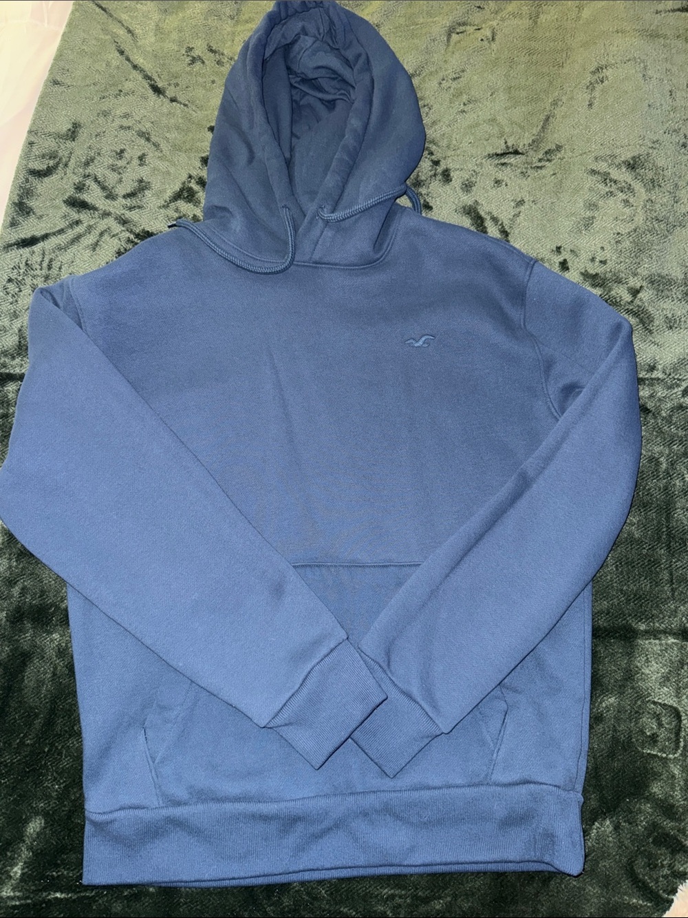 Hollister Navy Blue Pullover Hoodie